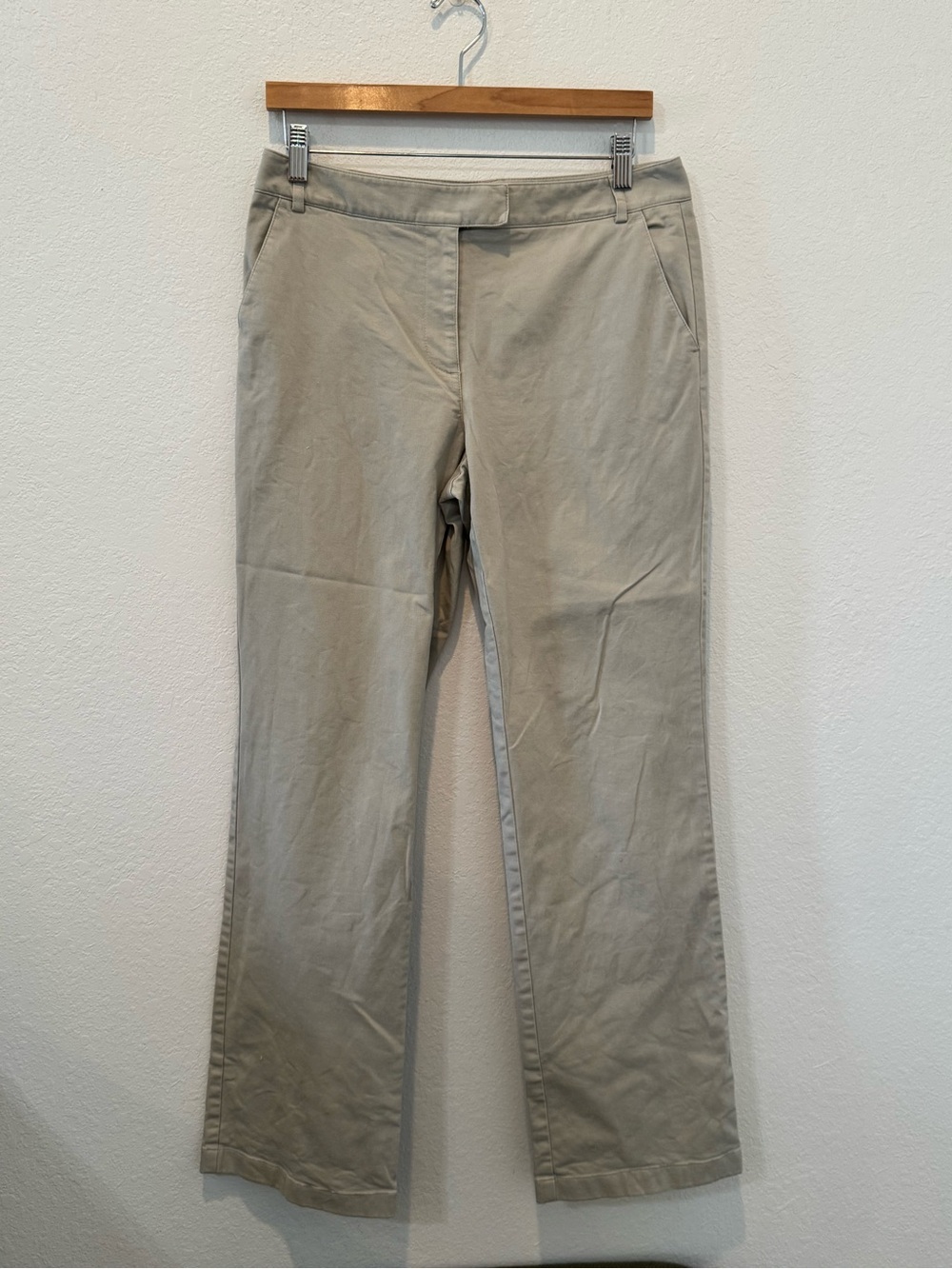 Talbots Straight Leg Cotton Pants Size 6 Like New